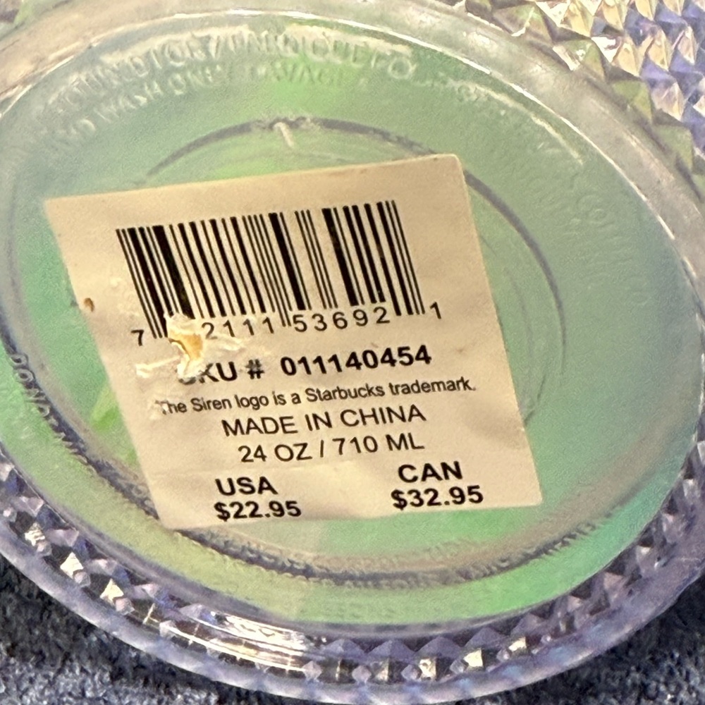 NEW…(2) Blue and Iridescent Starbucks Cups‎ - Picture 6 of 7